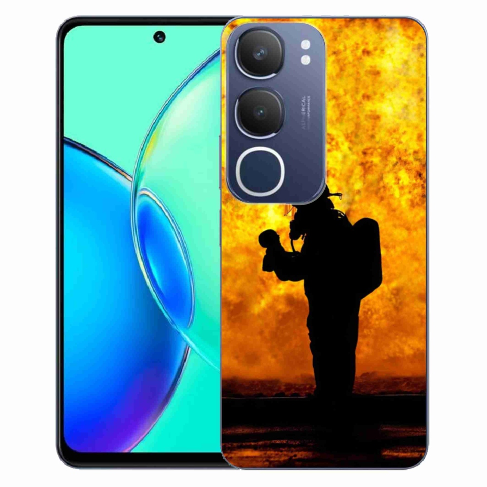 Gél borítás mmCase a Vivo Y19s készülékhez - tűzoltó