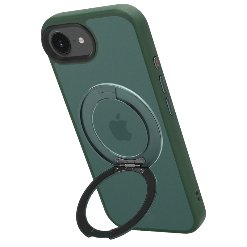 Tactical MagForce Hyperstand tok az Apple iPhone 16e/17e készülékhez, Forest Green színben