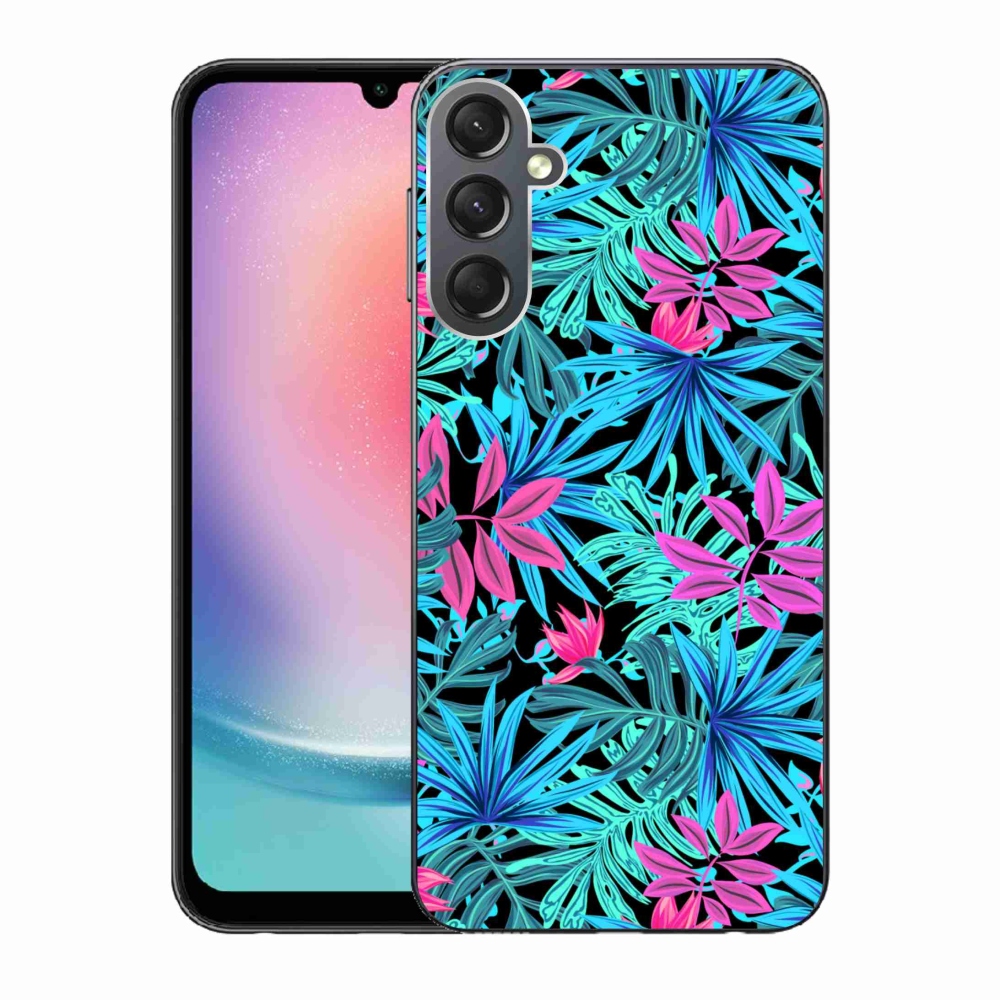 Gél védőhuzat mmCase Samsung Galaxy A24 - virágok 3