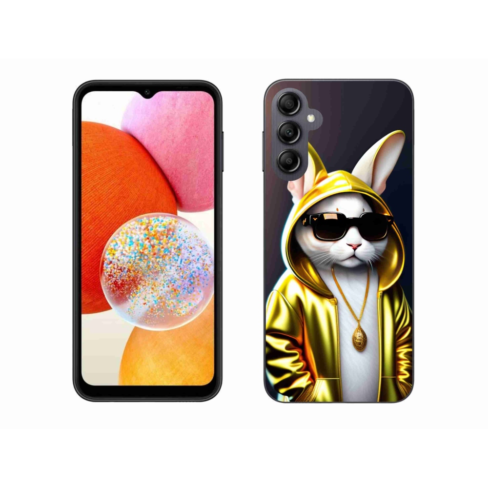 Gél borítás mmCase Samsung Galaxy A14 4G/5G - macskafőnökhöz