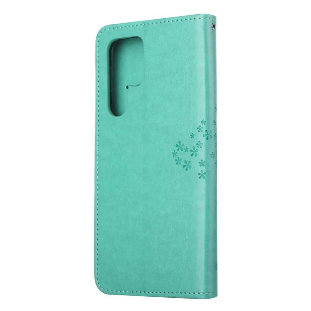Fa könyv tok Samsung Galaxy S24 Ultra készülékhez - teal - teal
