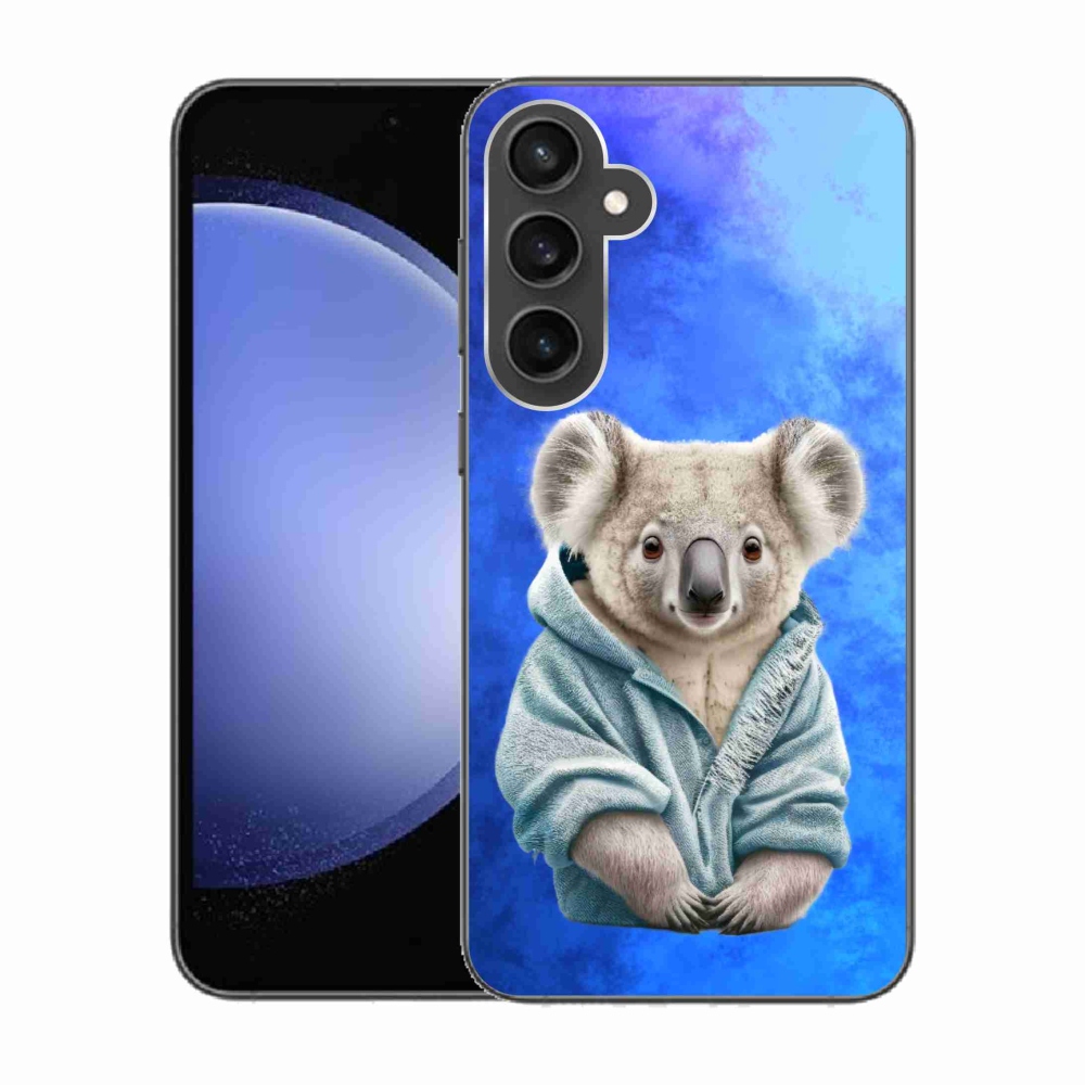 Zselés borítás mmCase Samsung Galaxy S23 FE készülékhez - koala pulóverben