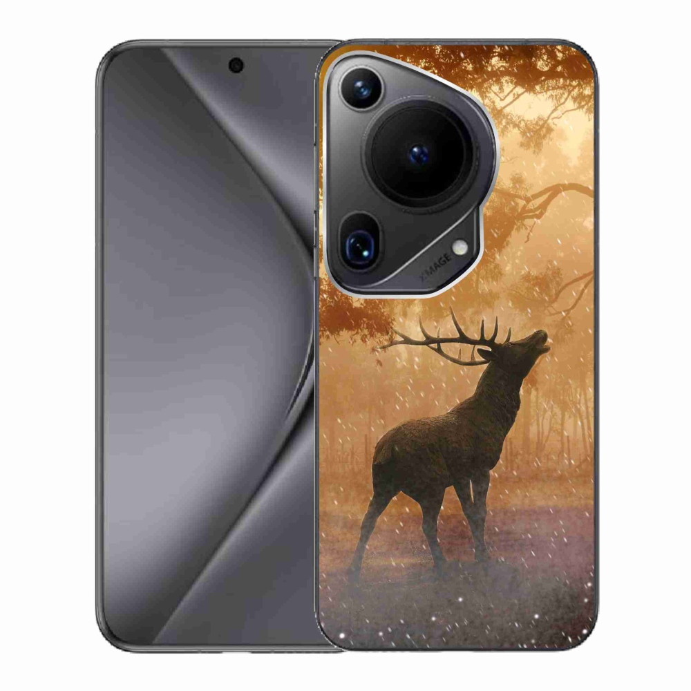 Gél borító mmCase a Huawei Pura 70 Ultra számára - szarvasok a szarvasbőgésben