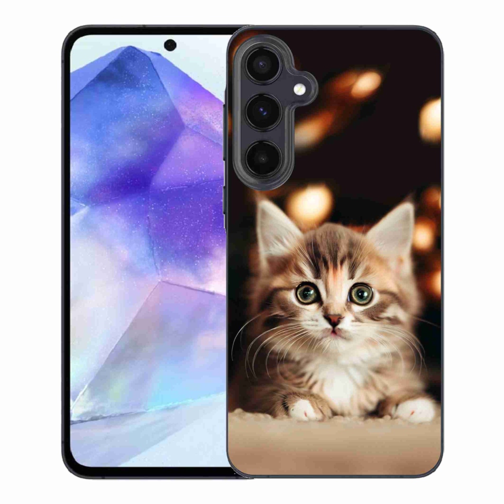 Gél borítás mmCase Samsung Galaxy A55 5G - aranyos cica 2