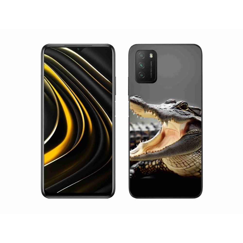 Gél borítás mmCase a Xiaomi Poco M3-hoz - krokodil