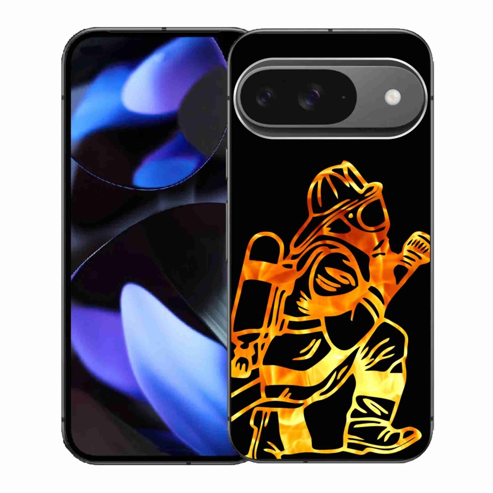 Gél borítás mmCase a Google Pixel 9/9 Pro számára - Tűzoltó 1
