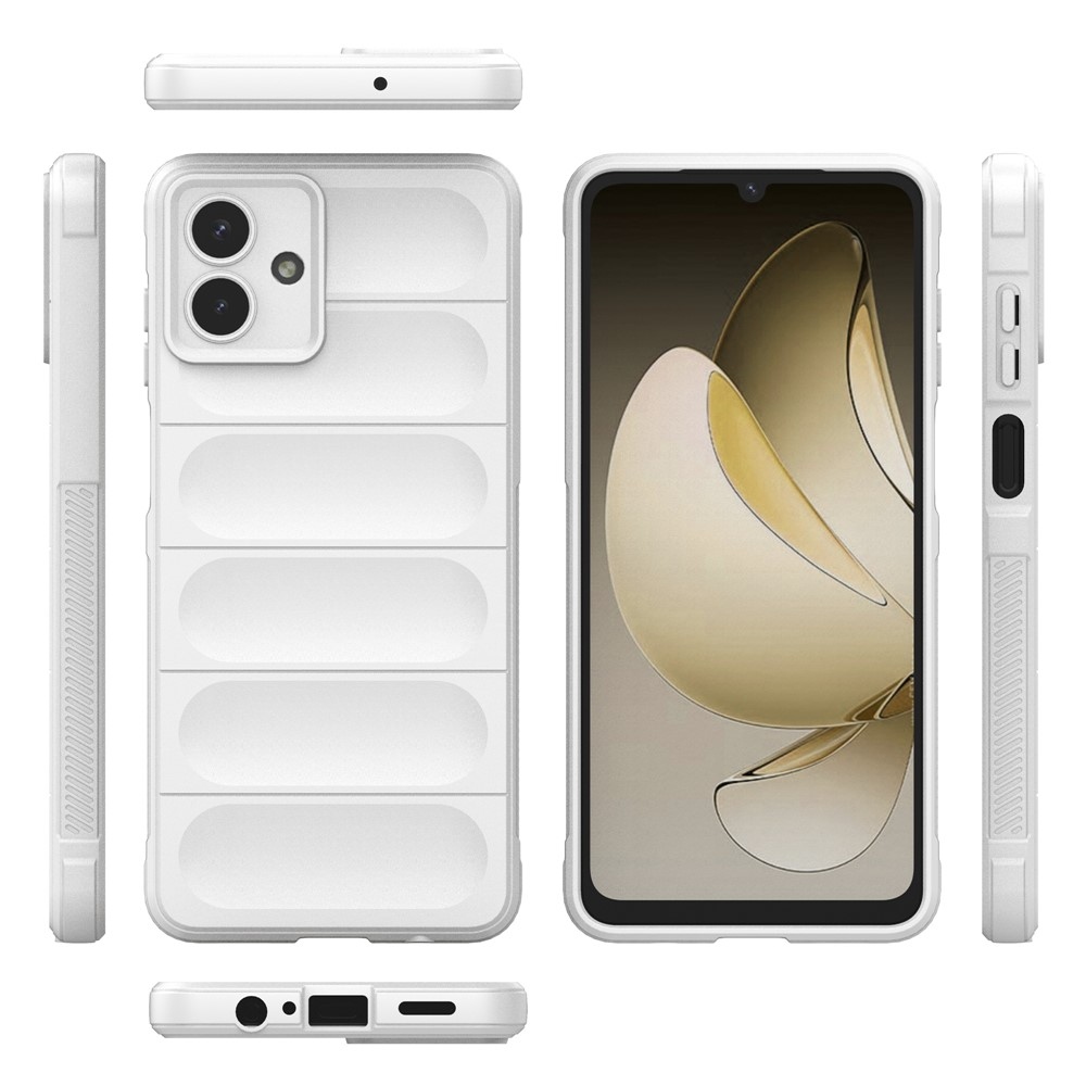 Rugg tartós zselés tok Samsung Galaxy A07 4G készülékhez - fehér