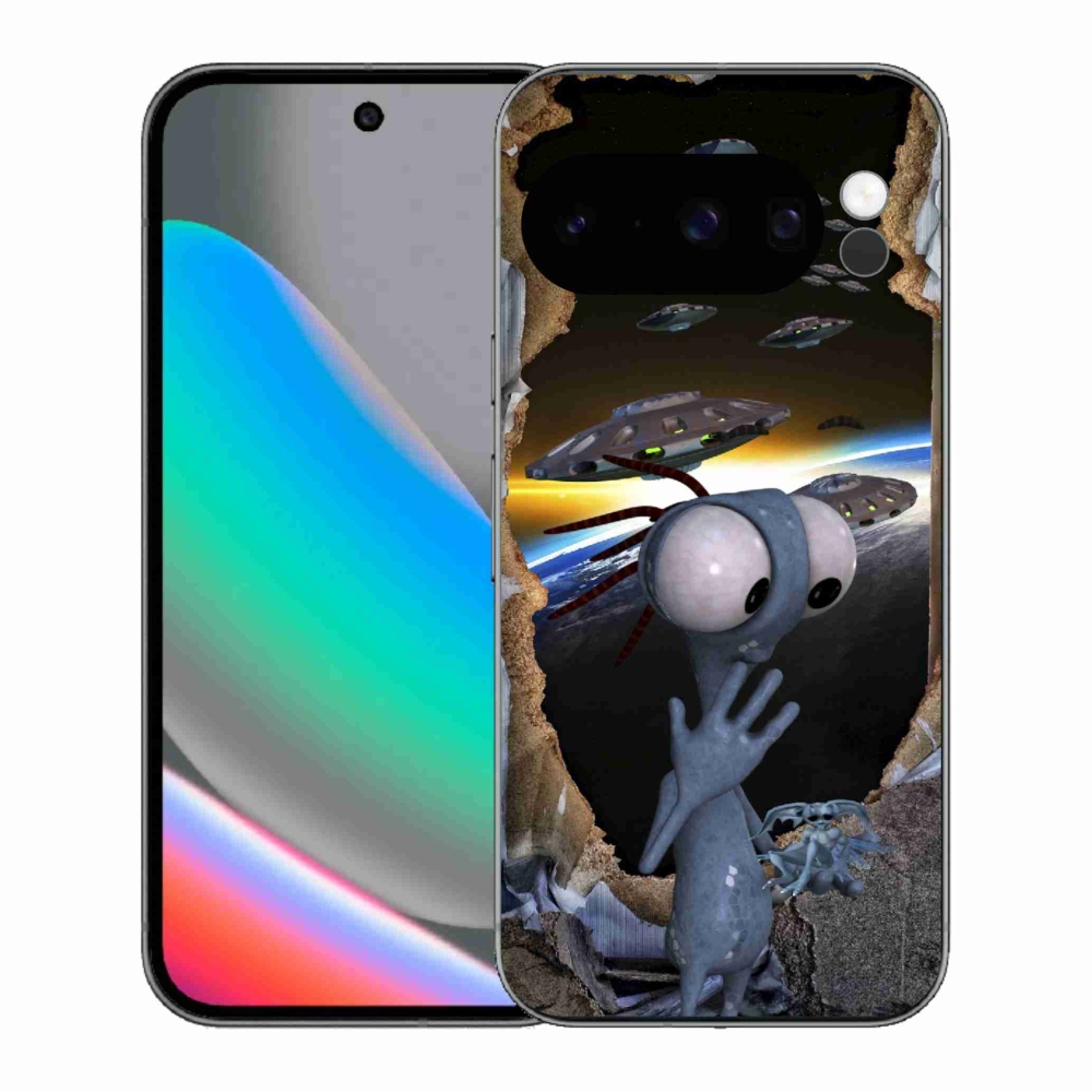 Gél borítás mmCase a Google Pixel 10 Pro számára - Alien