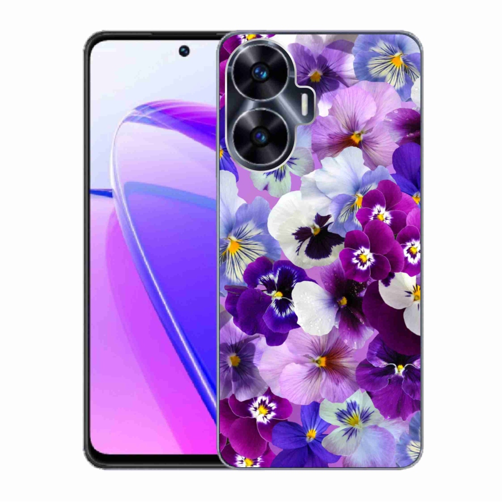 Gél borító mmCase a Realme C55 készülékhez - virágok 9