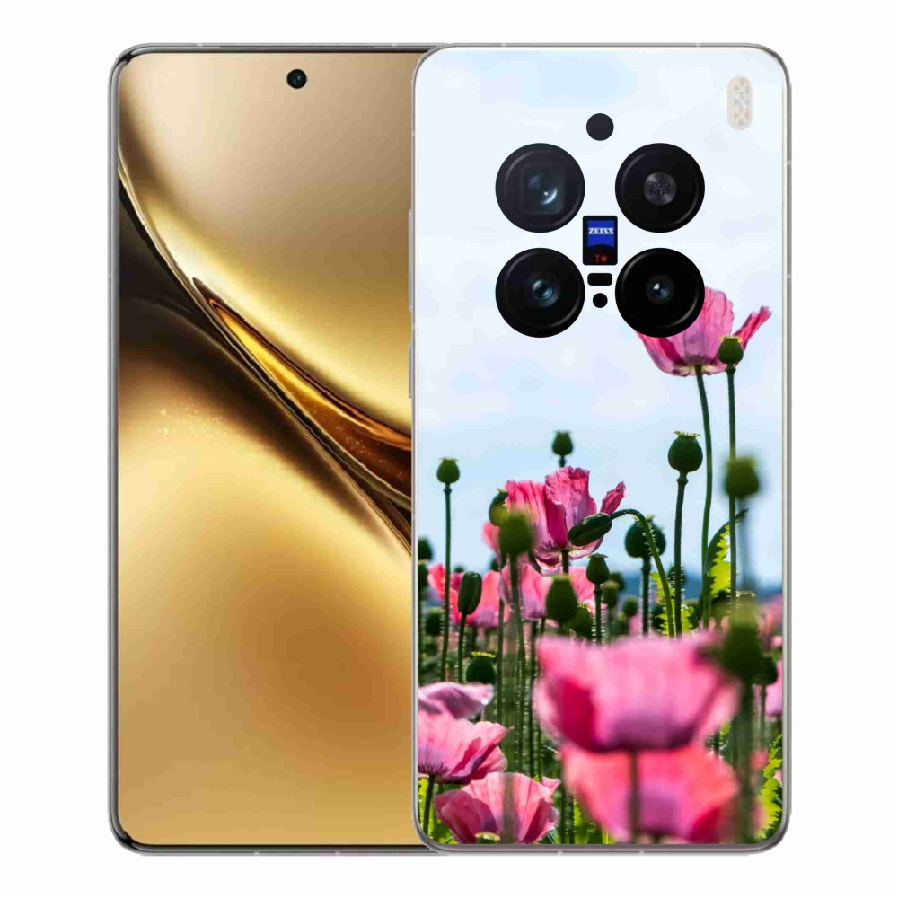 Zselés borítás mmCase a Vivo X200 Pro 5G készülékhez - mákos színű