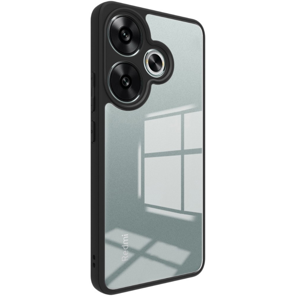 IMK zselés tok rögzített hátlappal Xiaomi Poco F6-hoz - fekete