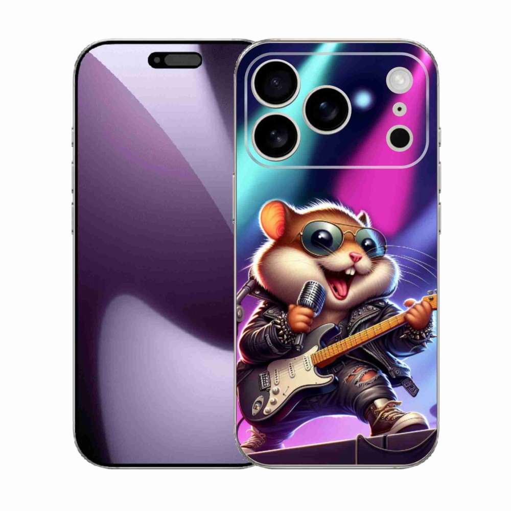 Zselés borítás mmCase iPhone 17 Pro készülékhez - hörcsög hintaló