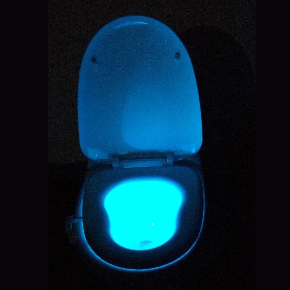 Intelligens színes WC-háttérvilágítás mozgásérzékelővel és 8 fényárnyalattal