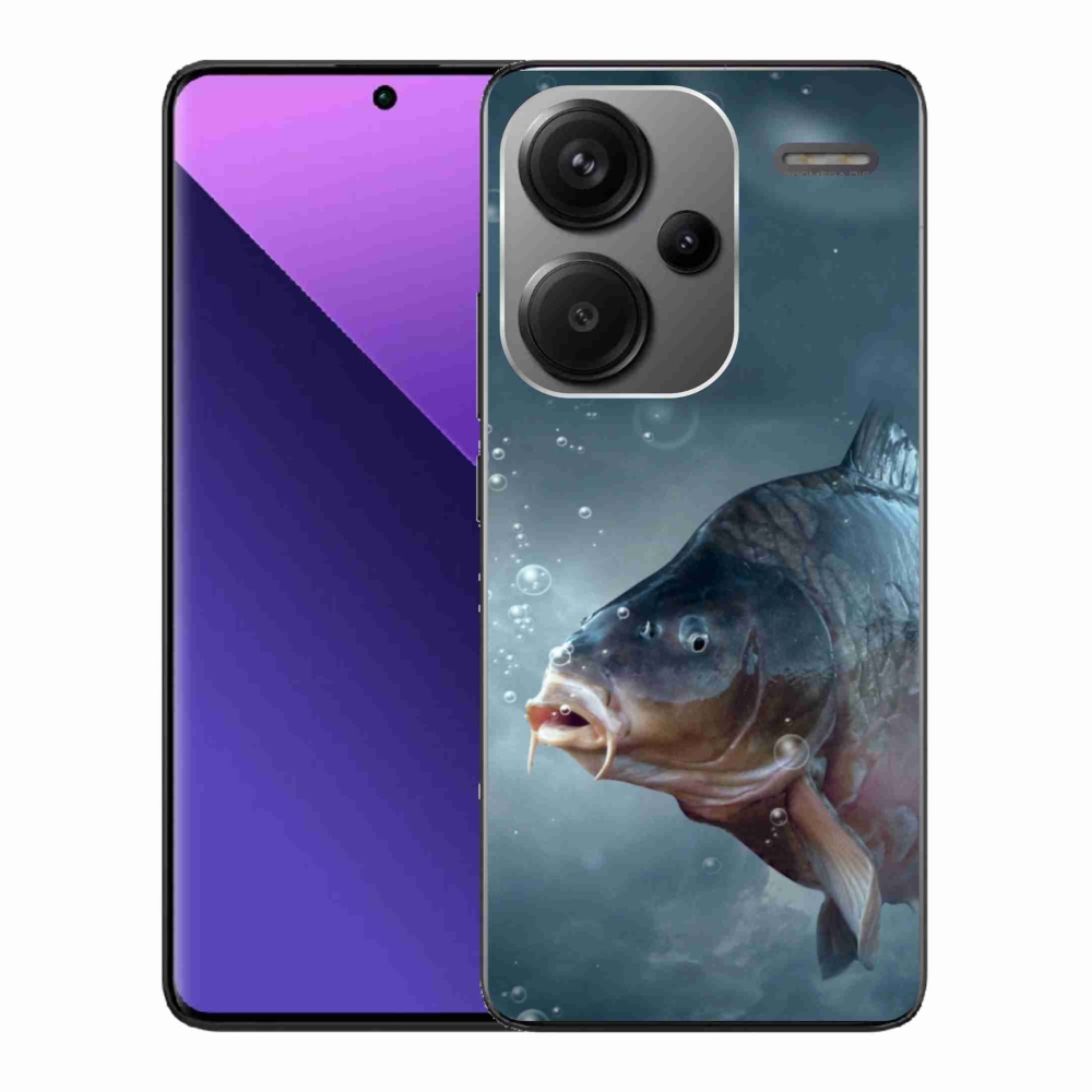 Gél borítás mmCase a Xiaomi Redmi Note 13 Pro+ 5G számára - ponty és buborékok