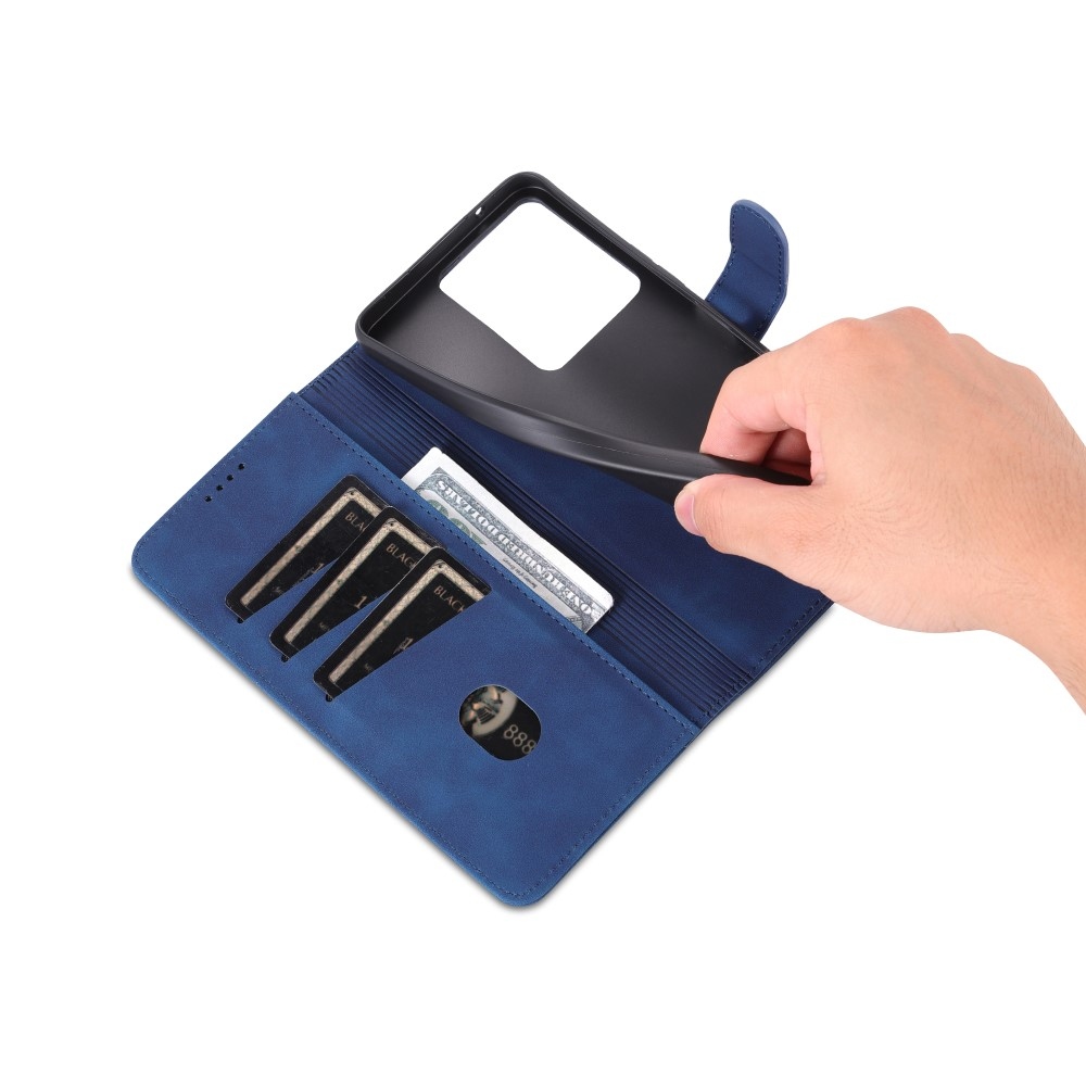 AZNS könyv tok a Vivo V29 Lite 5G-hez - kék