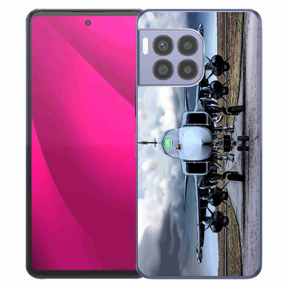 Zselés borítás mmCase a T-Mobile T Phone 2 Pro készülékhez - katonai repülőgépek