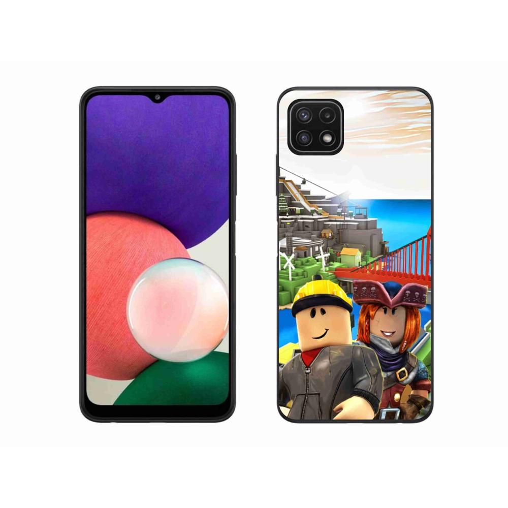 Gél védőhuzat mmCase Samsung Galaxy A22 5G - roblox 1
