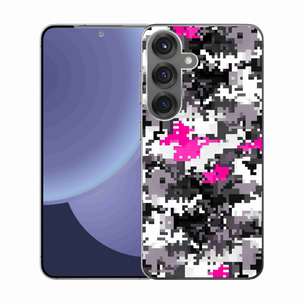 Zselés borítás mmCase Samsung Galaxy S25 készülékhez - terepszínű minta 4