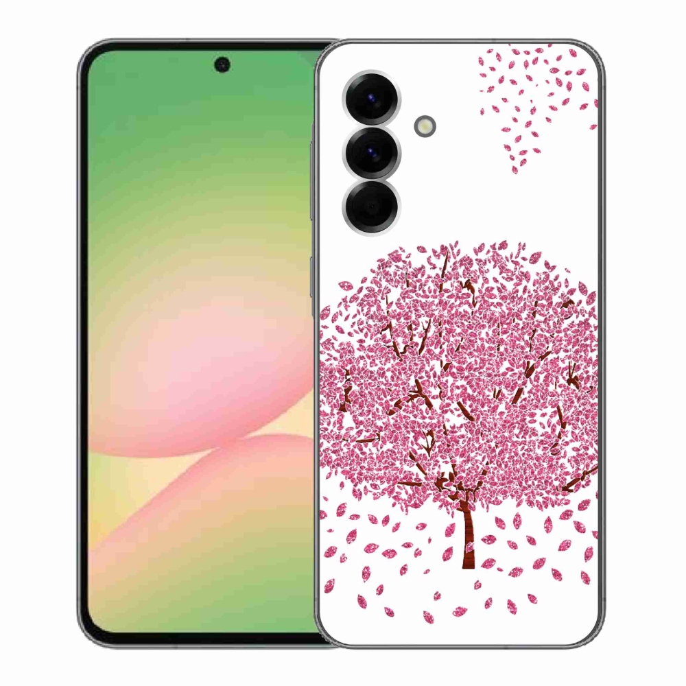 Gél borítás mmCase Samsung Galaxy A56 5G - rajzfilmfa levelekkel