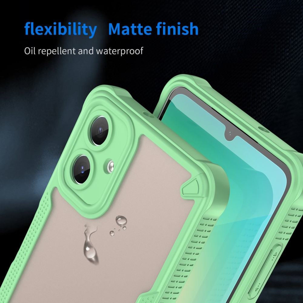 Fagyasztott tartós borítás Samsung Galaxy A06 4G készülékhez - zöld