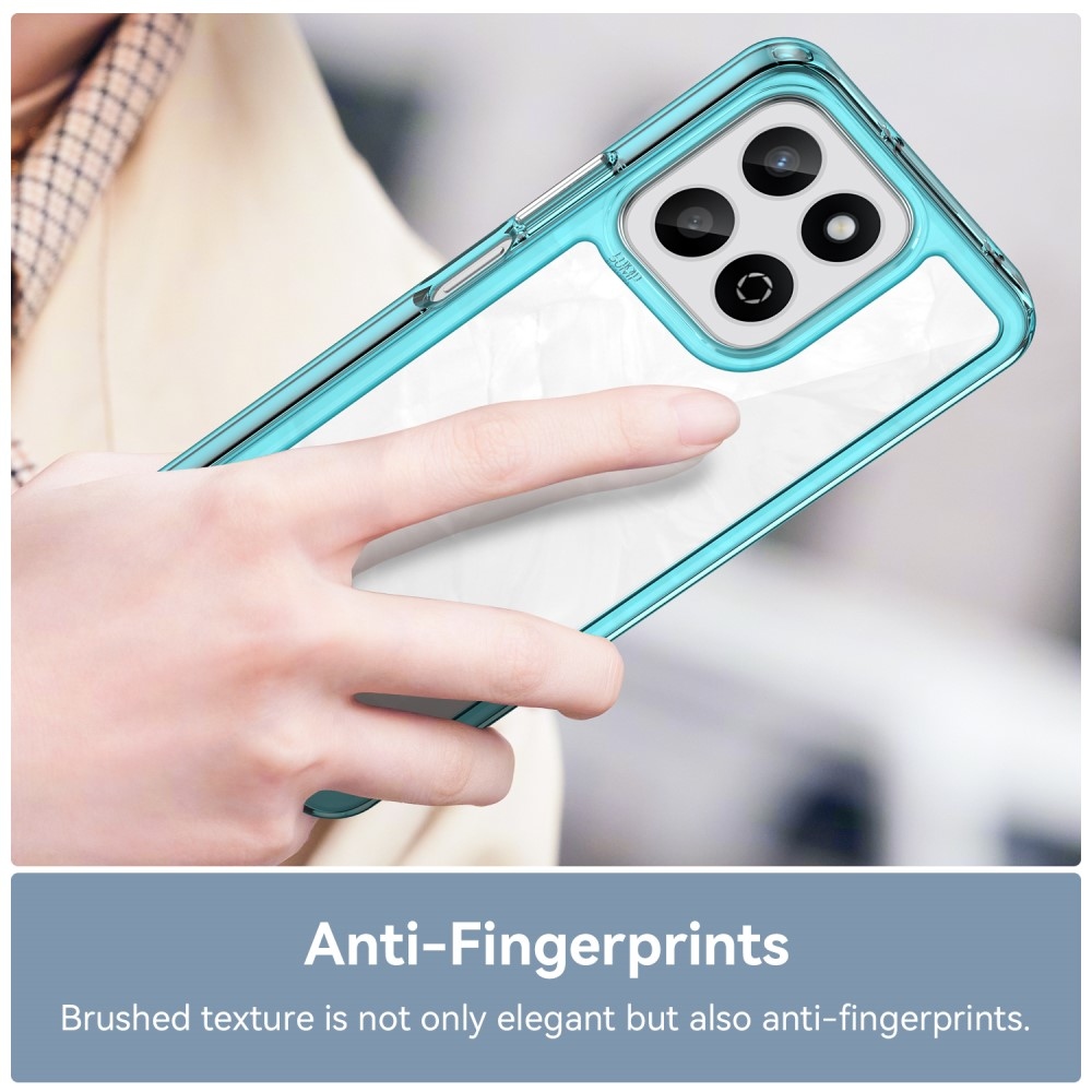 Gél tok fix hátlappal a Honor 200 Smart 5G készülékhez - világoskék színben