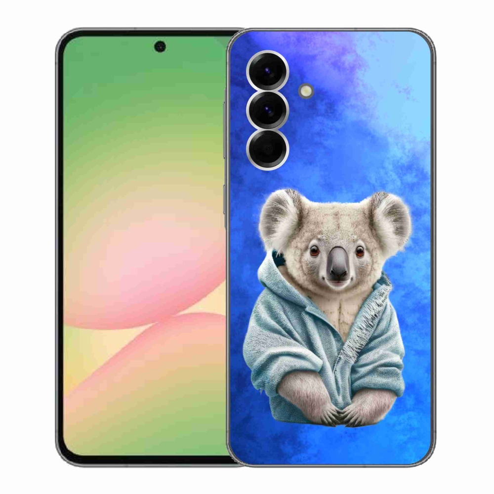 Zselés borítás mmCase Samsung Galaxy A56 5G - koala pulóverben