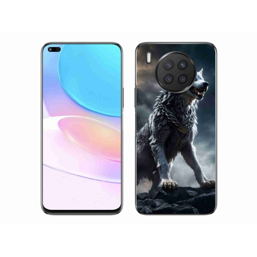 Zselés borítás mmCase a Honor 50 Lite készülékhez - farkas 1