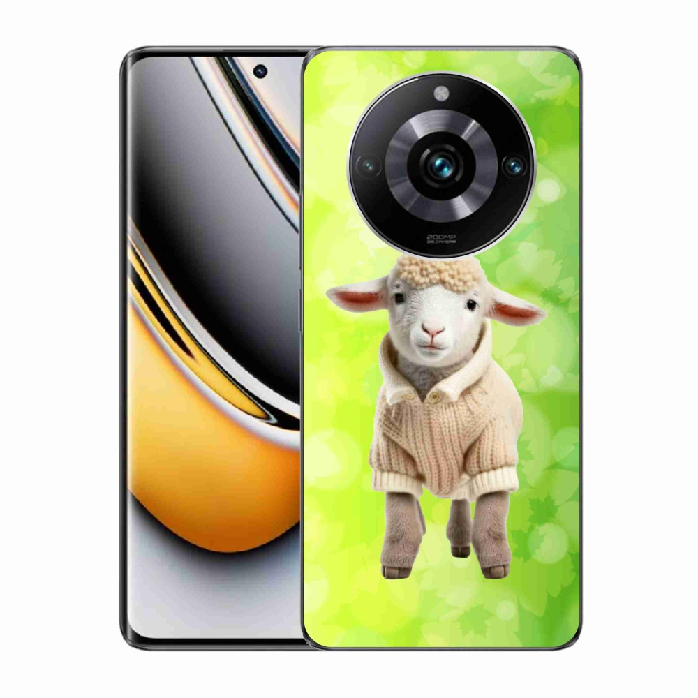 Gél borítás mmCase a Realme 11 Pro/11 Pro+ készülékhez - bárányhús pulóverben
