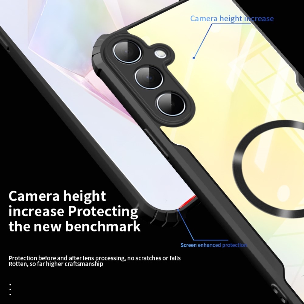 Tartós védőburkolat MagSafe támogatással Samsung Galaxy A26 5G készülékhez - fekete