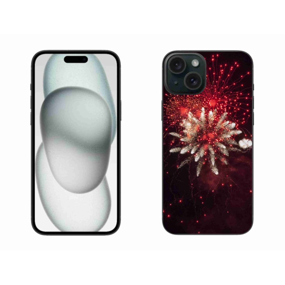 Zselés borítás mmCase iPhone 15 Plus készülékhez - tűzijáték