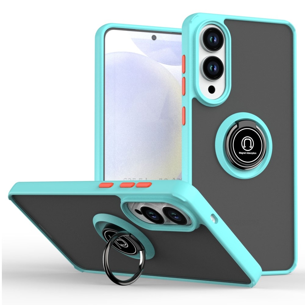 Selymes, tartós borítás Samsung Galaxy S25 Edge készülékhez - világoskék