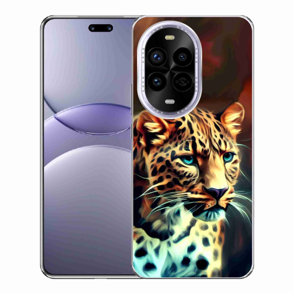 Gél borítás mmCase a Huawei Nova 13 Pro 5G - leopárdon