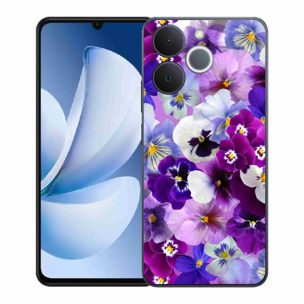 Gél borító mmCase a Realme Note 70T készülékhez - virágok 9