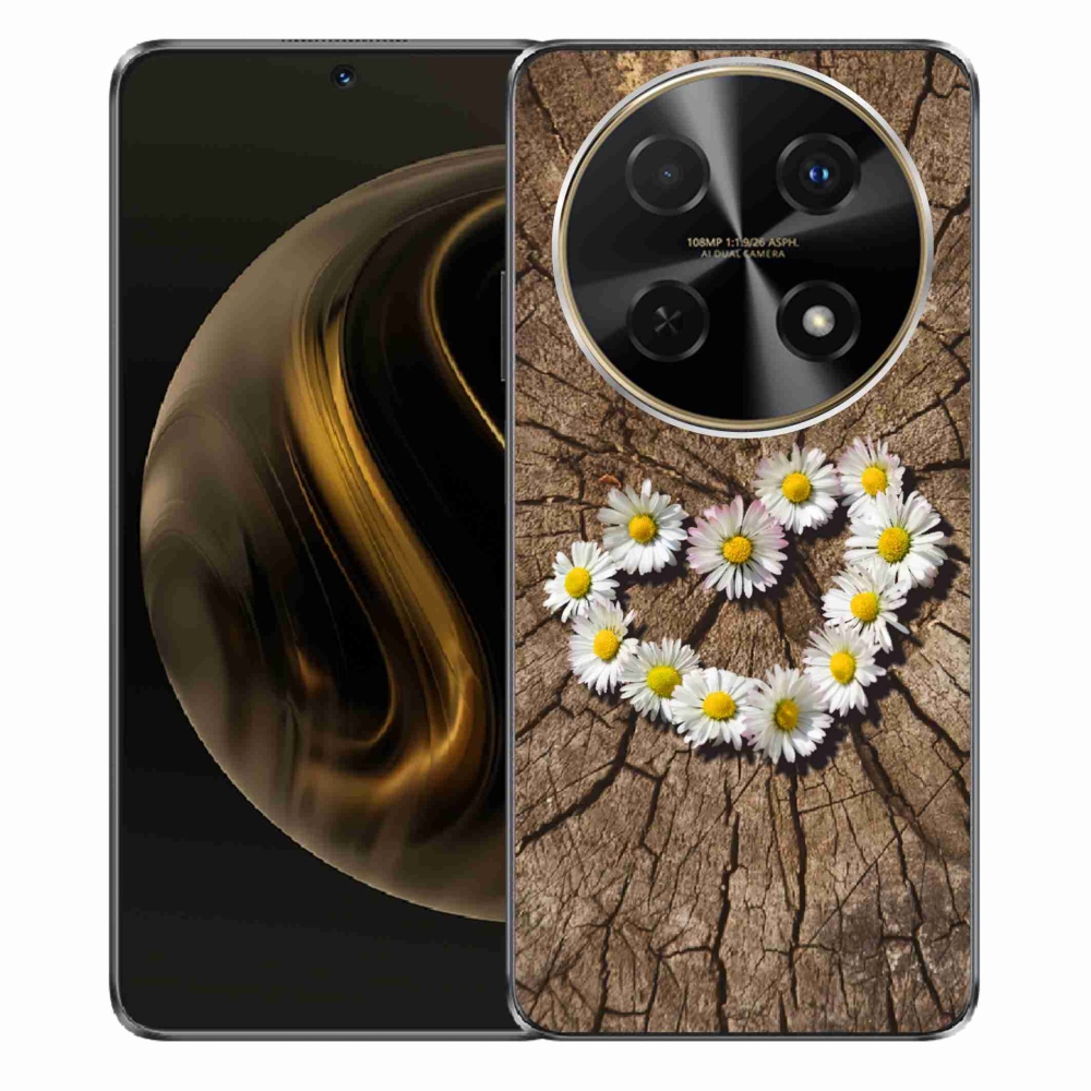 Gél borítás mmCase a Huawei Nova 12i készülékhez - százszorszépek szíve