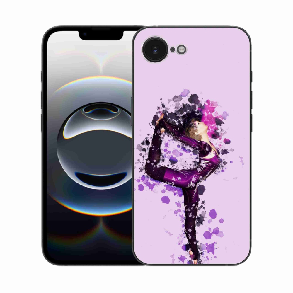 Zselés borítás mmCase iPhone 16e készülékhez - balerina