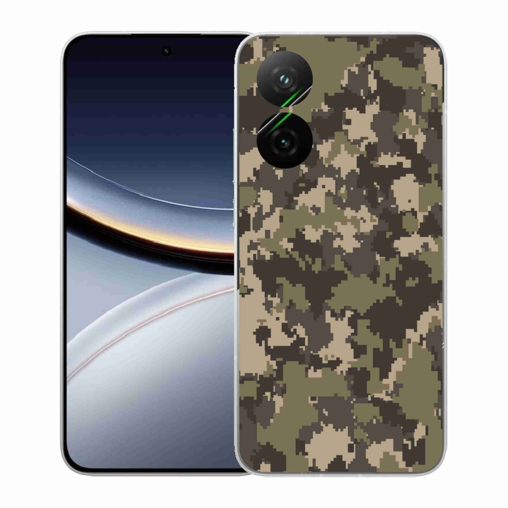 Gél borítás mmCase a Xiaomi Poco F7 5G-hez - terepszínű minta 12