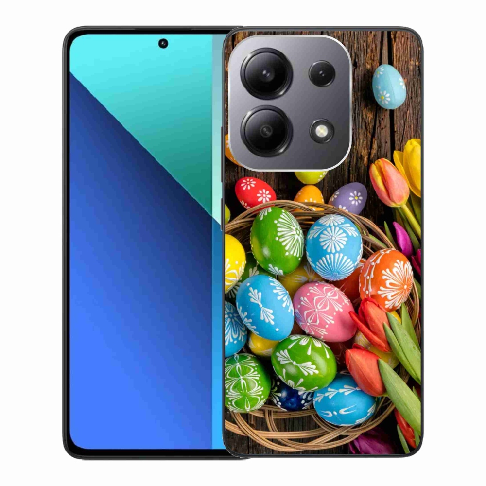 Gél borító mmCase a Xiaomi Redmi Note 13-hoz - Húsvéti tojások