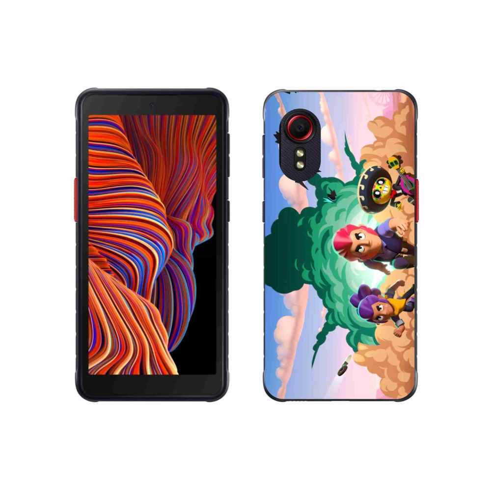 Gél borítás mmCase Samsung Galaxy Xcover 5 - verekedés csillagok