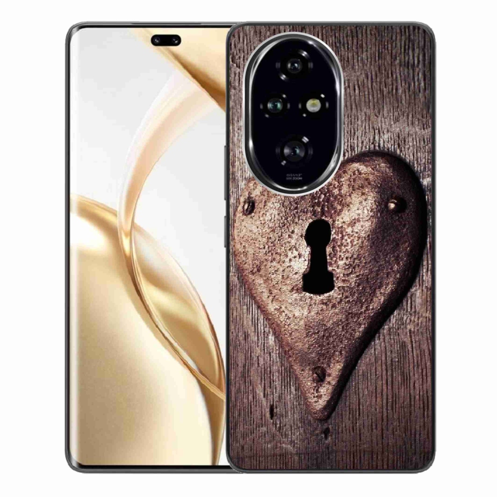 Zselés borítás mmCase a Honor 200 Pro 5G készülékhez - szív alakú zár