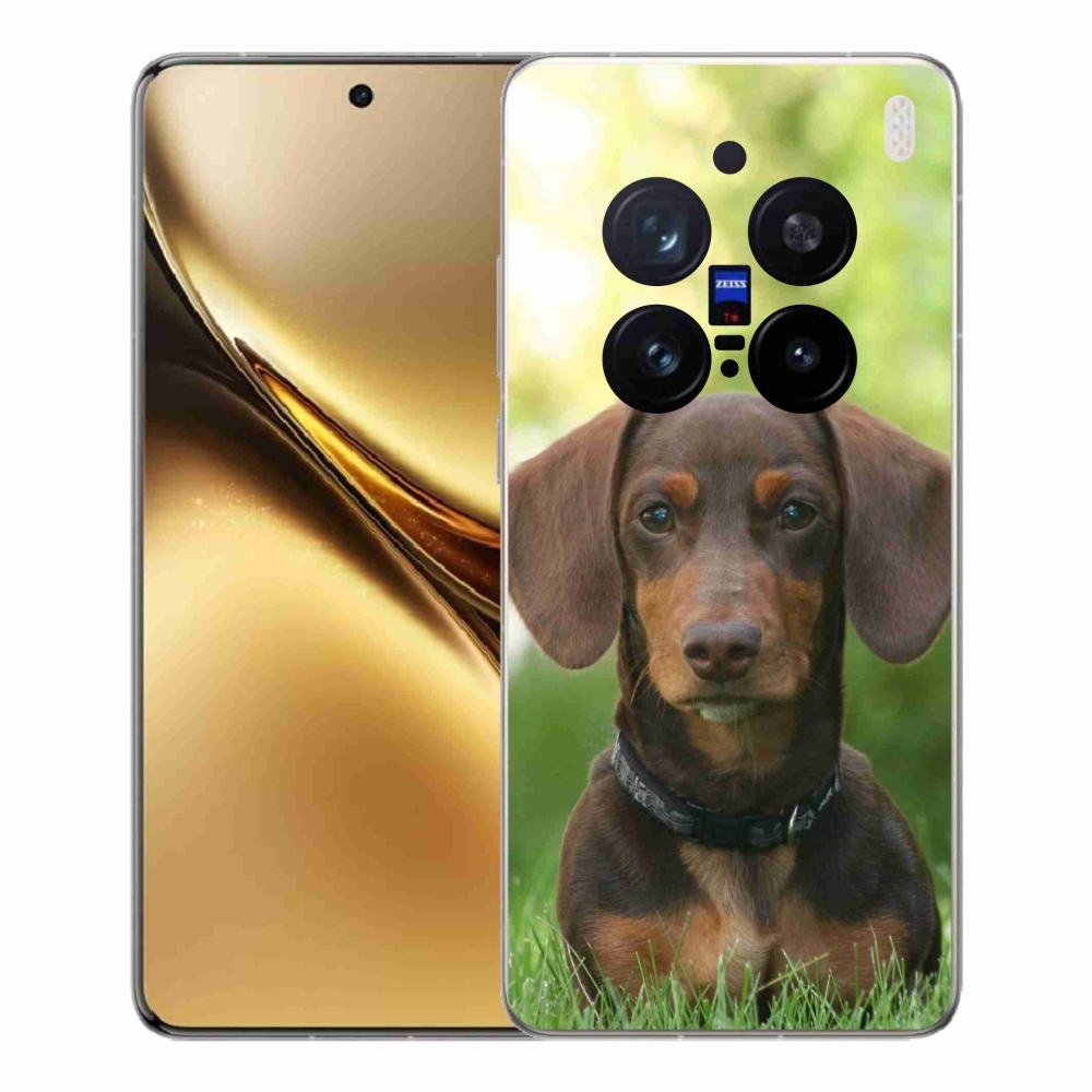 Zselés borítás mmCase a Vivo X200 Pro 5G készülékhez - barna tacskó