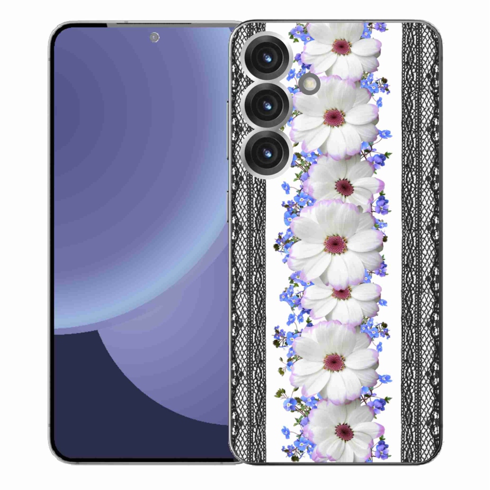 Gél borító mmCase Samsung Galaxy S25+ - virágok 8