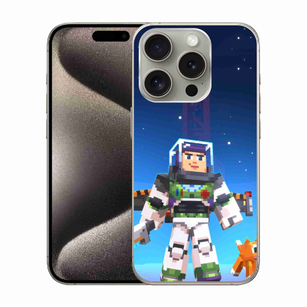 Zselés borítás mmCase iPhone 15 Pro készülékhez - minecraft 2