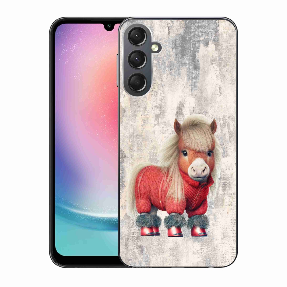 Gél borítás mmCase Samsung Galaxy A24 - póni pulóverben