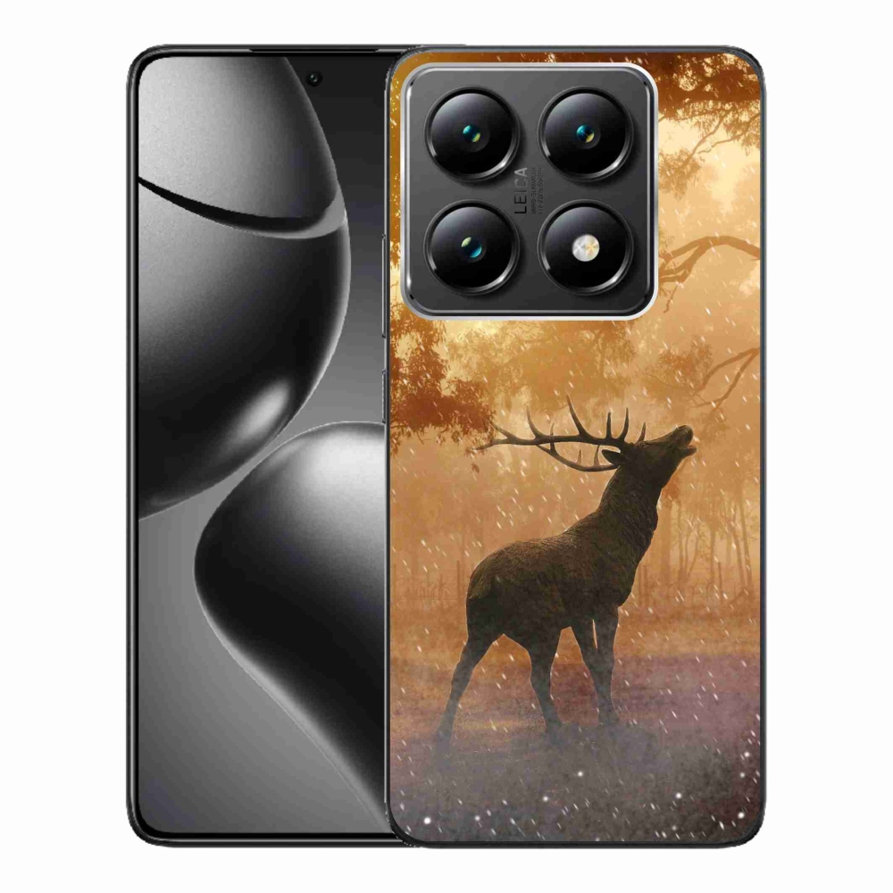 Gél borítás mmCase a Xiaomi 14T Pro számára - szarvas a szarvasbőgésben