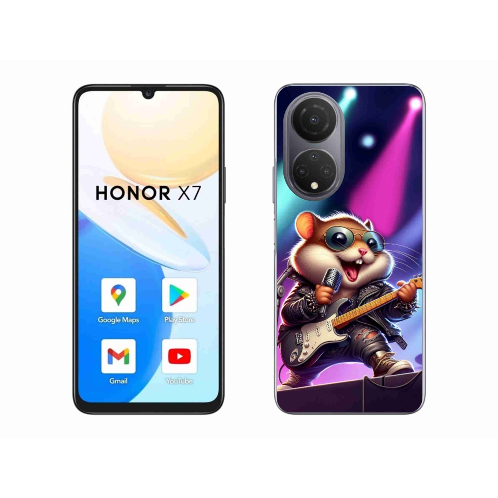 Gél borítás mmCase a Honor X7-hez - hörcsög hintaló