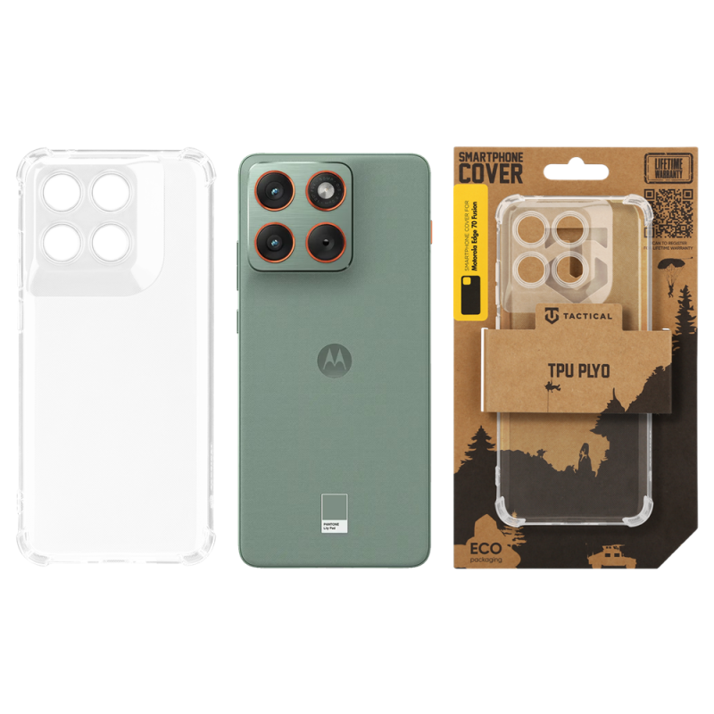 Taktikai TPU Plyo borítás Motorola Edge 70 Fusion átlátszóhoz