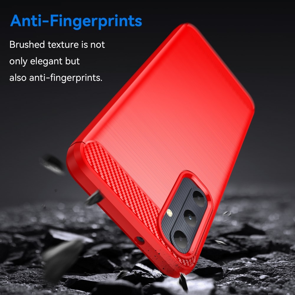 Szénálló zselés tok Samsung Galaxy A05s készülékhez - piros