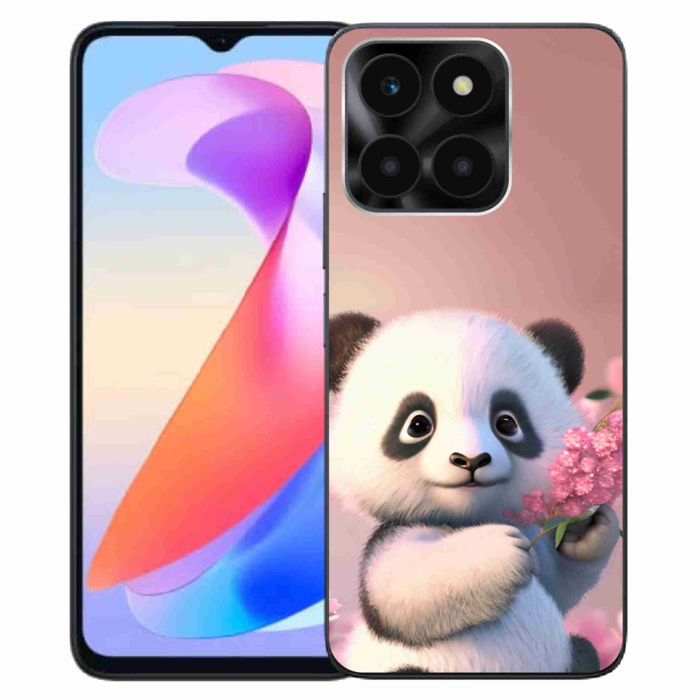 Gél borítás mmCase a Honor X6a számára - aranyos panda