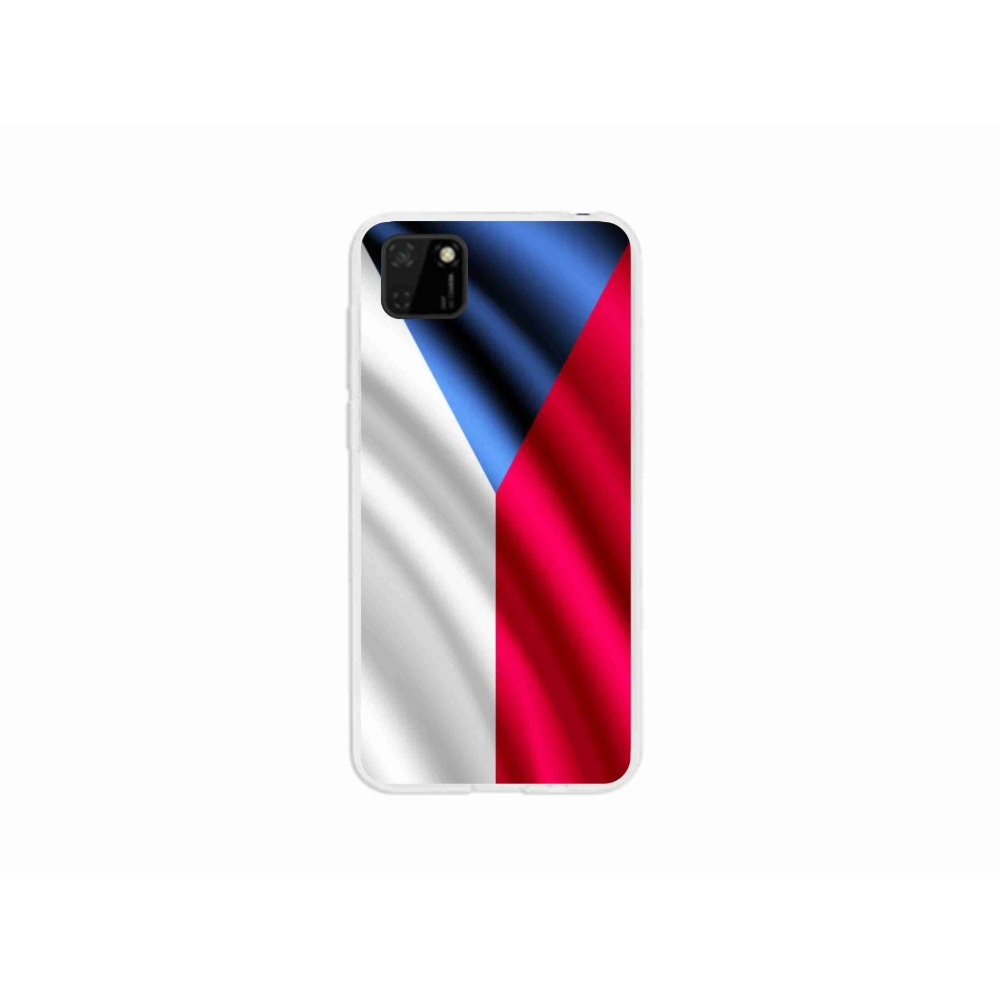 Gél borítás mmCase mobil Huawei Y5p - cseh zászlóhoz
