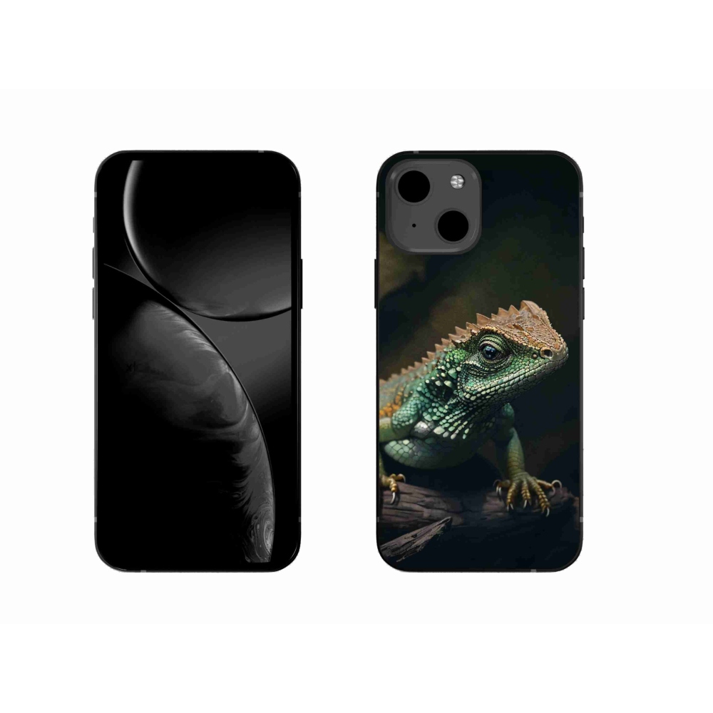 Zselés borítás mmCase iPhone 13 készülékhez - gyík